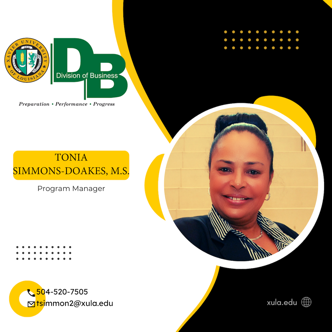 Mrs. Tonia Simmons-Doakes, MBA