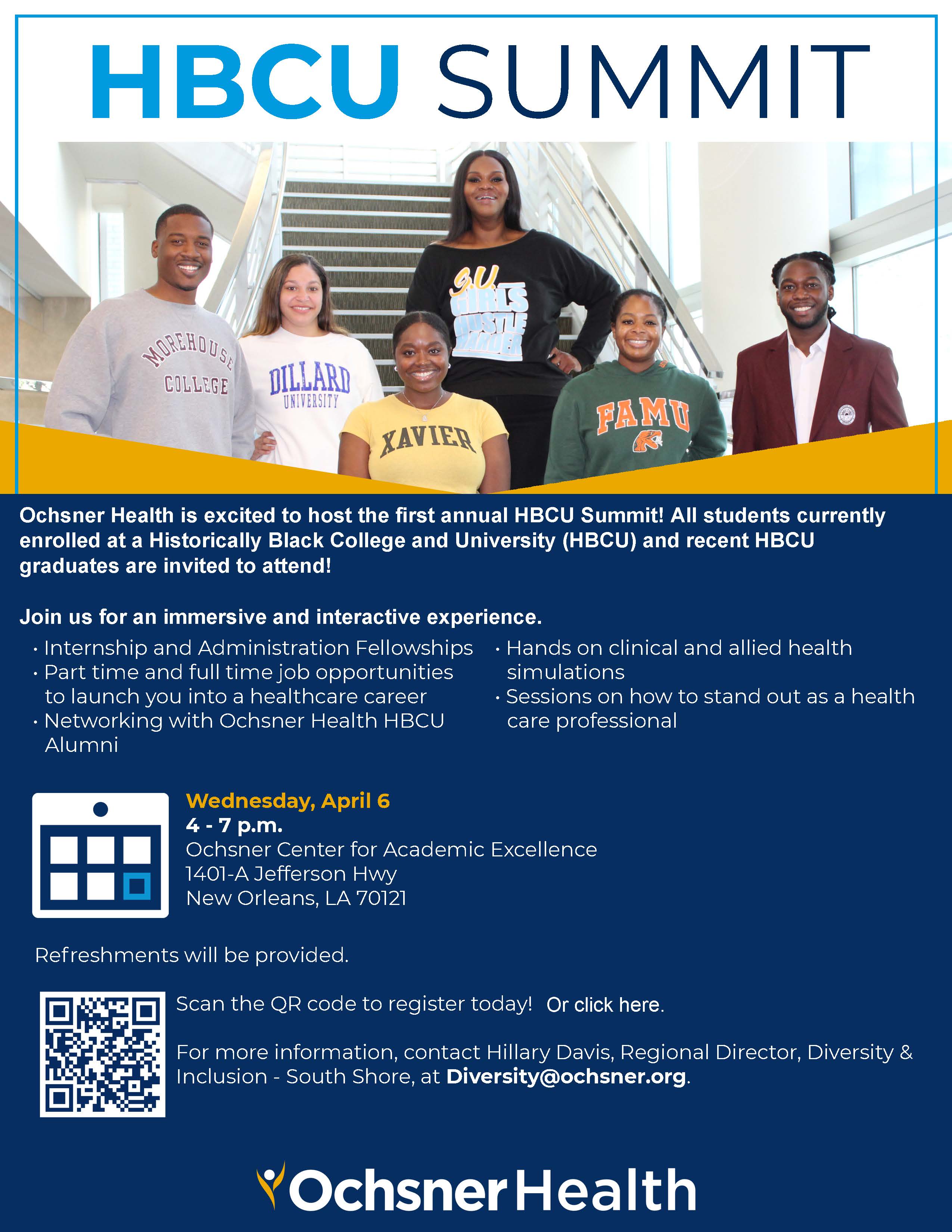 Ochsner Health HBCU Summit Xavier University of Louisiana