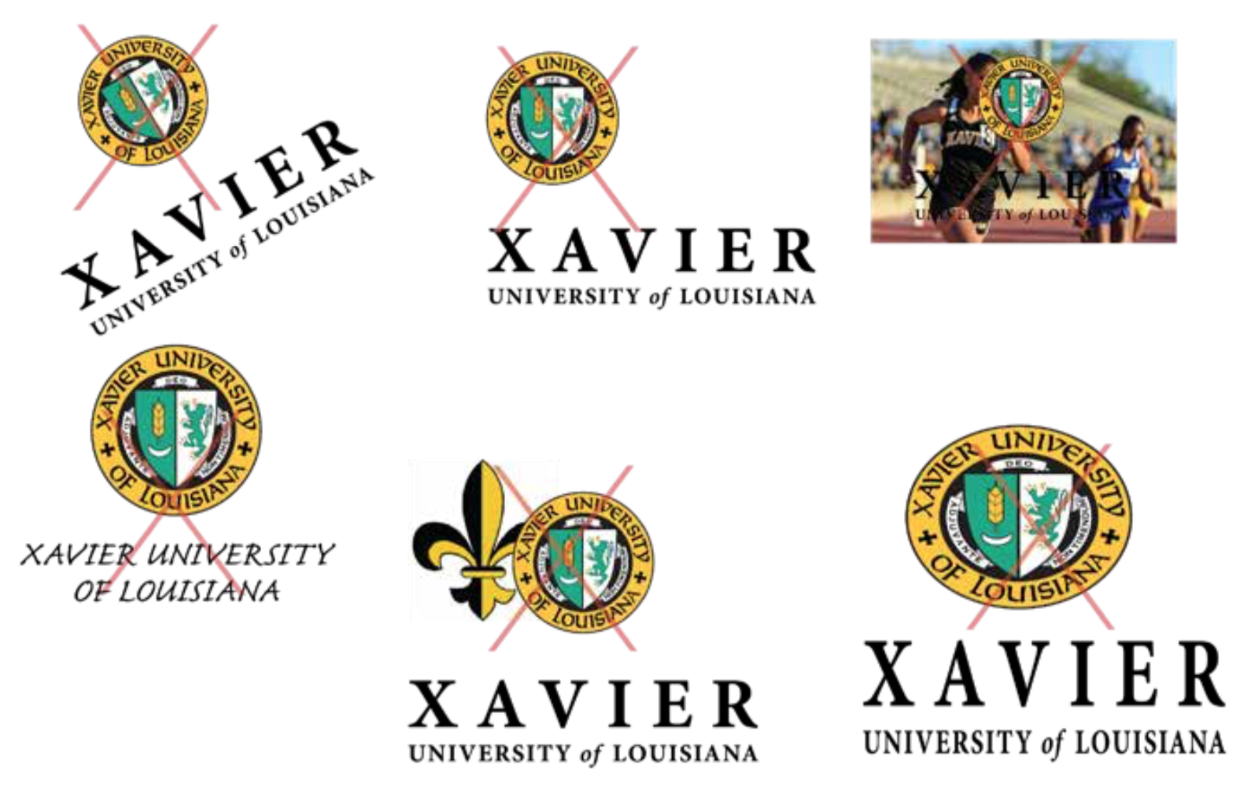  Xavier University of Louisiana Primary Logo Heavy Duty
