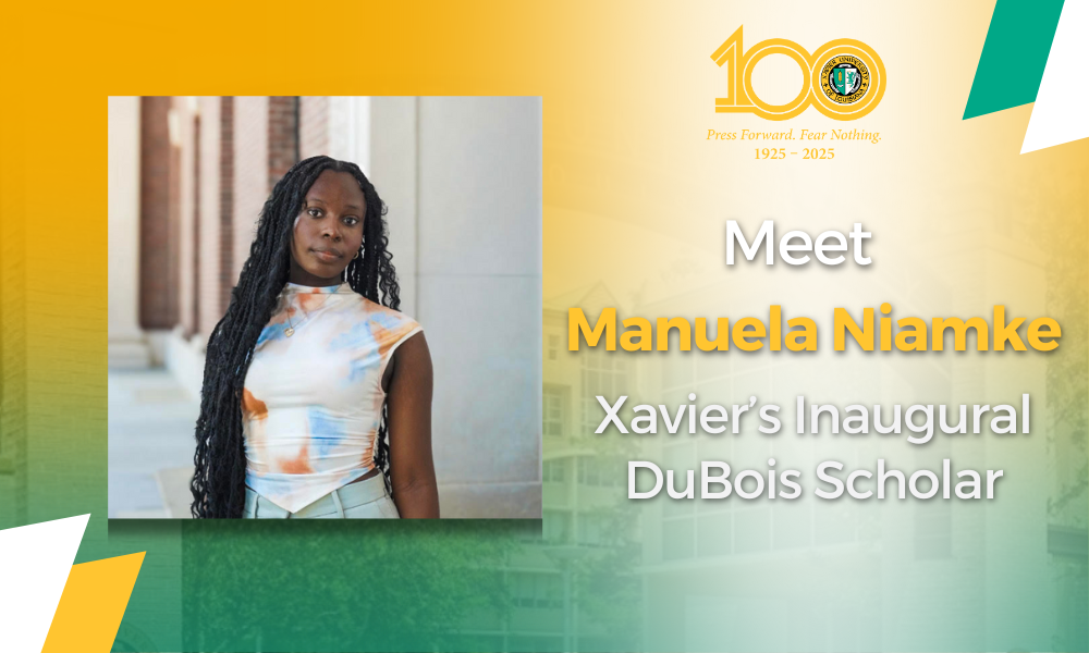 For the past almost 100 years, Xavier University of Louisiana has inspired the students who pass through its doors to create a more just and humane society through the careers they choose. Frequently, Xavier students spend the summer in internships pursuing the excellence instilled in them at  Xavier. This summer, Manuela Niamke, a rising junior at Xavier, manifested her excellence when she was selected for the inaugural DuBois Scholar Program at Harvard University. 