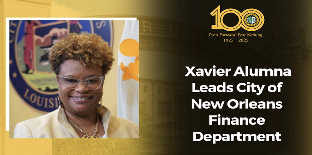  Xavier Alumna Appointed Director of Finance for the City of New Orleans 